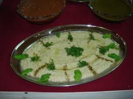 Baba Ganouj - gegrilde aubergine puree